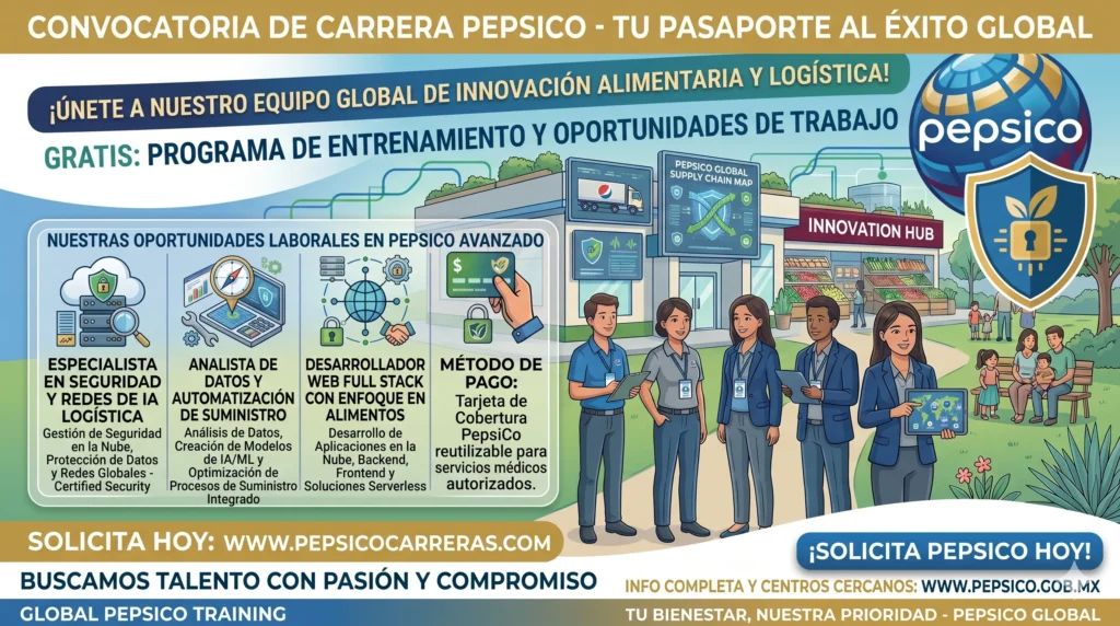 🏢📢 Convocatoria PepsiCo 2026: Oportunidades Laborales para Formar Parte de una Empresa Global
