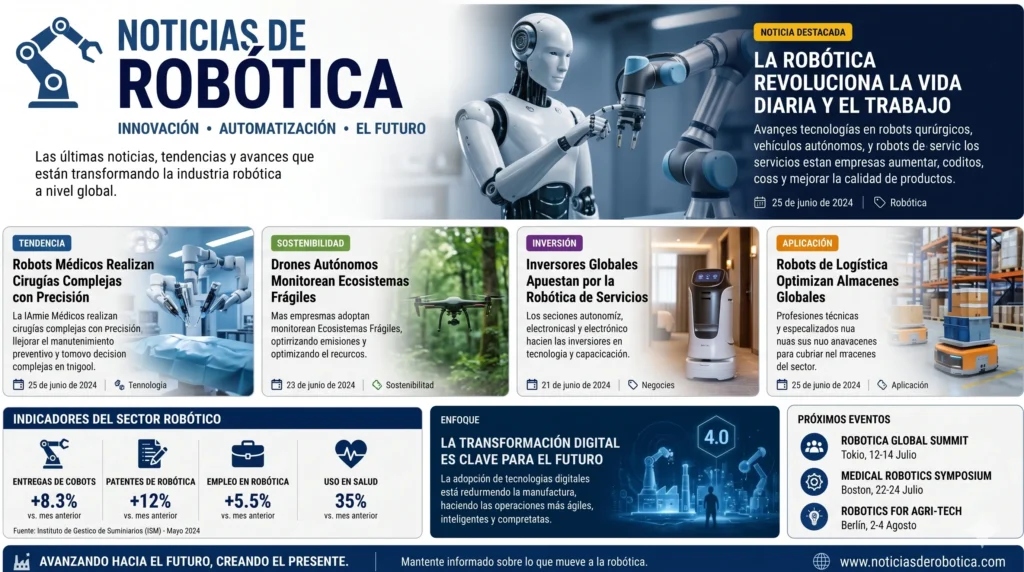🤖🚀 Noticias de Robótica 2026: La Revolución Tecnológica que Está Transformando el Futuro
